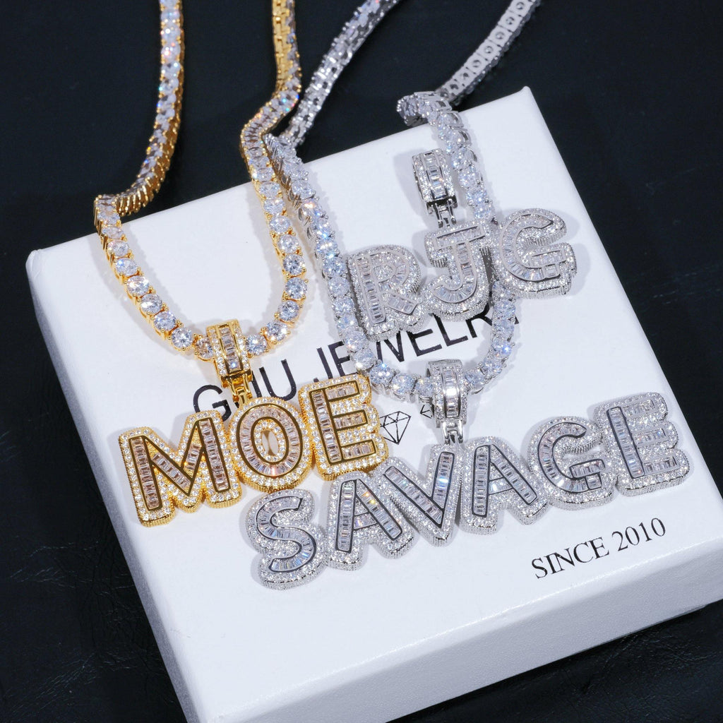 Small Baguette Custom Pendant - The GUU Shop