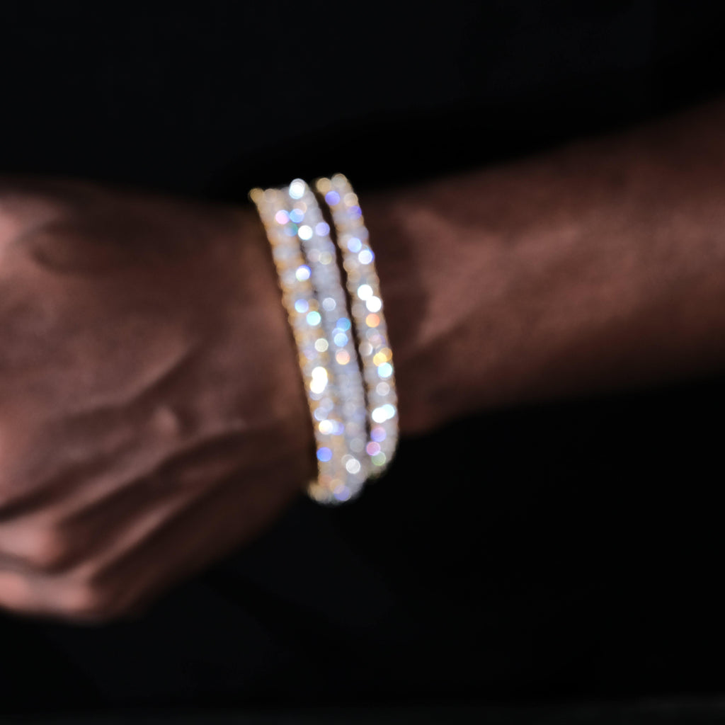 18k Gold-Plated  5mm AAA CZ Hip Hop Tennis Chain # Tennis Bracelet - The GUU Shop