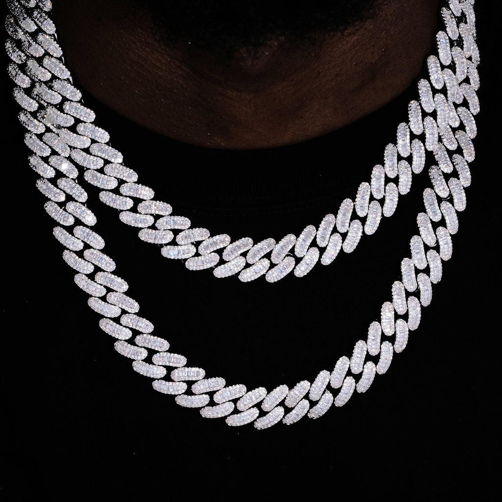 16MM Baguette Cuban Link Chain - The GUU Shop