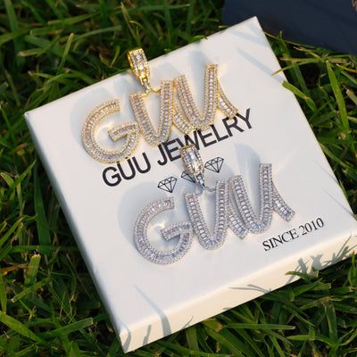 CUSTOM LETTER NECKLACE STYLE-4 - The GUU Shop