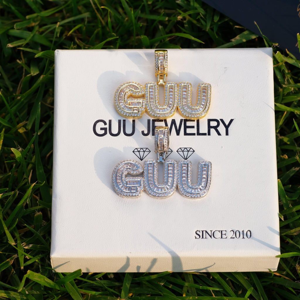 Small Baguette Custom Pendant - The GUU Shop
