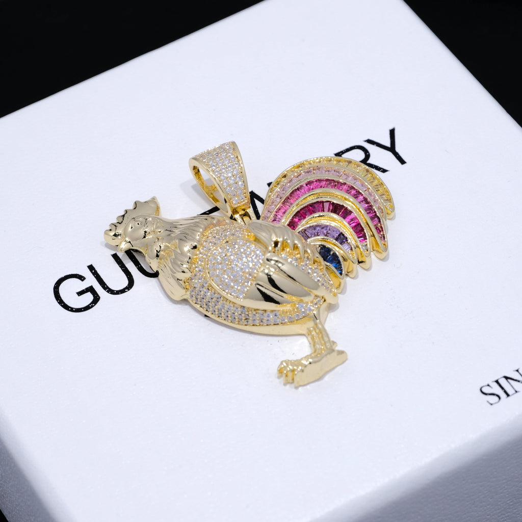 Guu Color Iced Color Rooster Necklace – The GUU Shop