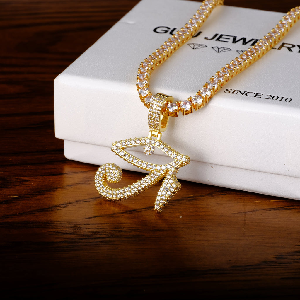 GUU Iced Eye of Horus Necklace