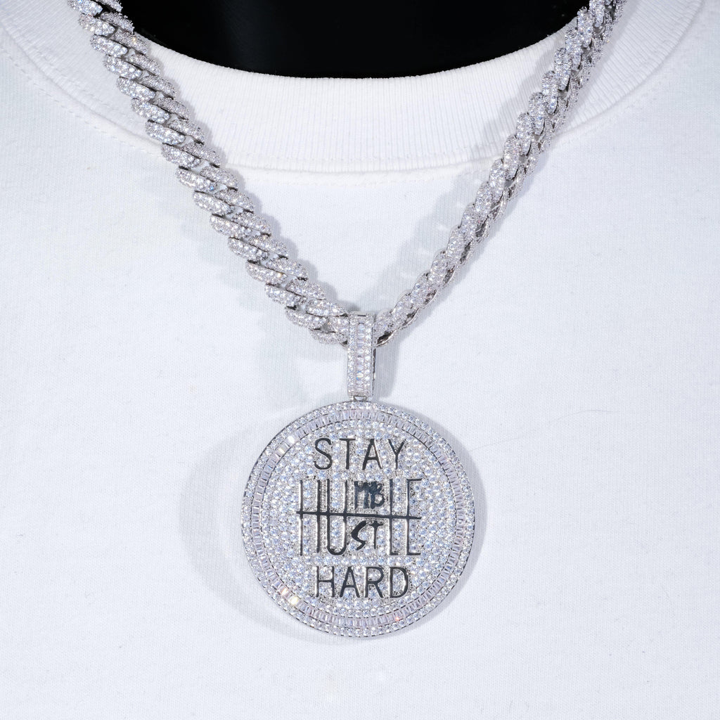 Stay Hard Humbie/Hustle Pendant