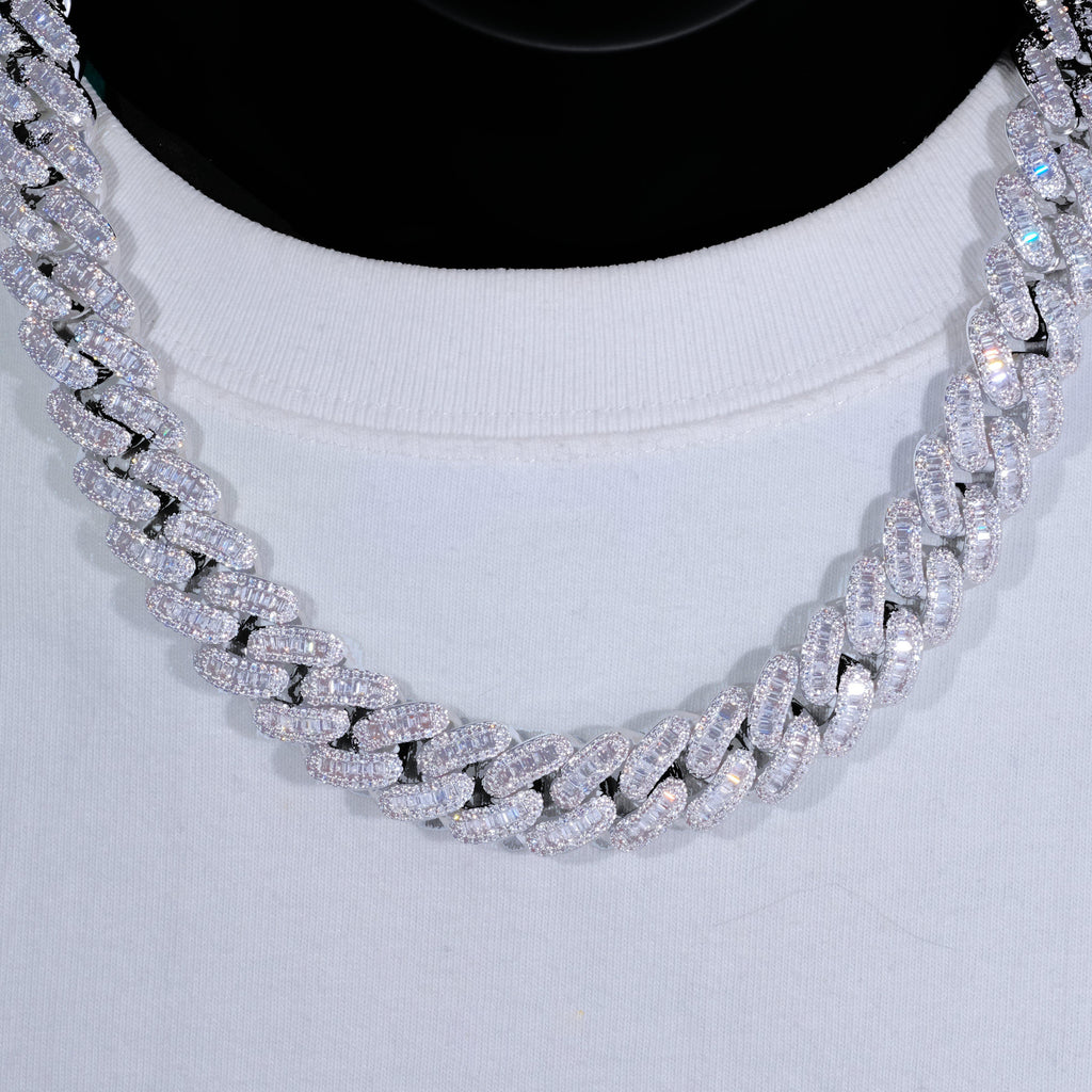 16MM Baguette Cuban Link Chain - The GUU Shop