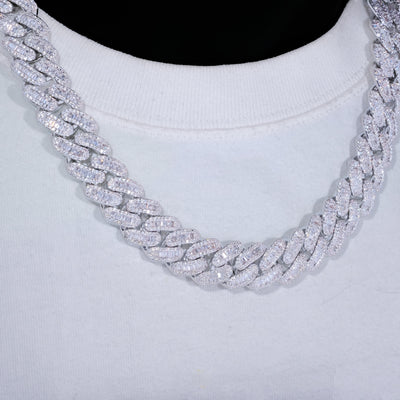 16MM Baguette Cuban Link Chain - The GUU Shop