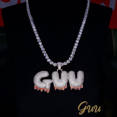 CUSTOM LETTER NECKLACE STYLE-12 - The GUU Shop