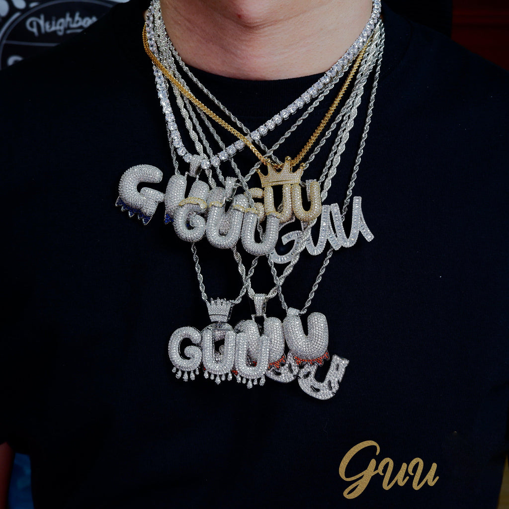 CUSTOM LETTER NECKLACE STYLE-11 - The GUU Shop