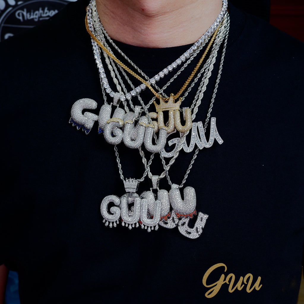 CUSTOM LETTER NECKLACE STYLE-10 - The GUU Shop