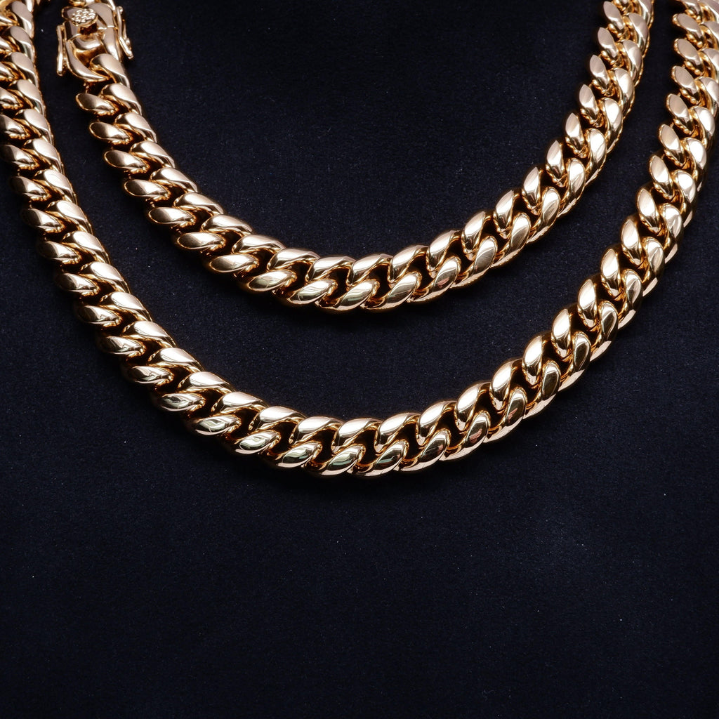 12mm 18K Gold-Plated Classic Miami Cuban Link - The GUU Shop