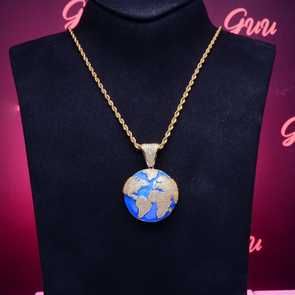 2020 18K Gold-Plated Earth Pendant - The GUU Shop