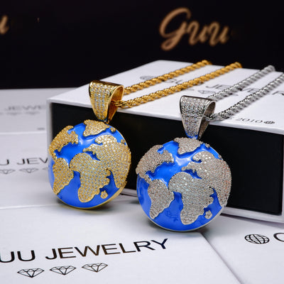 2020 18K Gold-Plated Earth Pendant - The GUU Shop