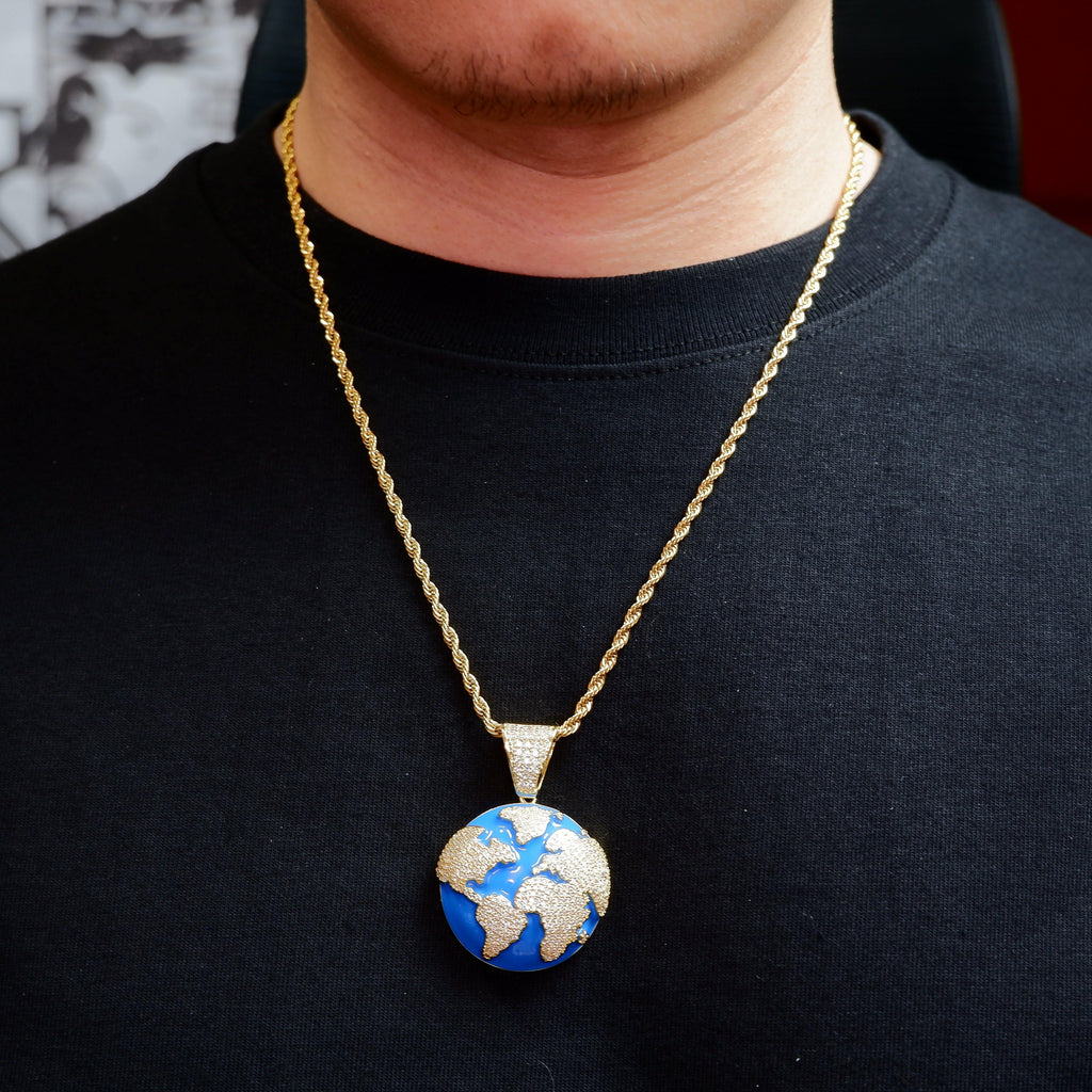 2020 18K Gold-Plated Earth Pendant - The GUU Shop