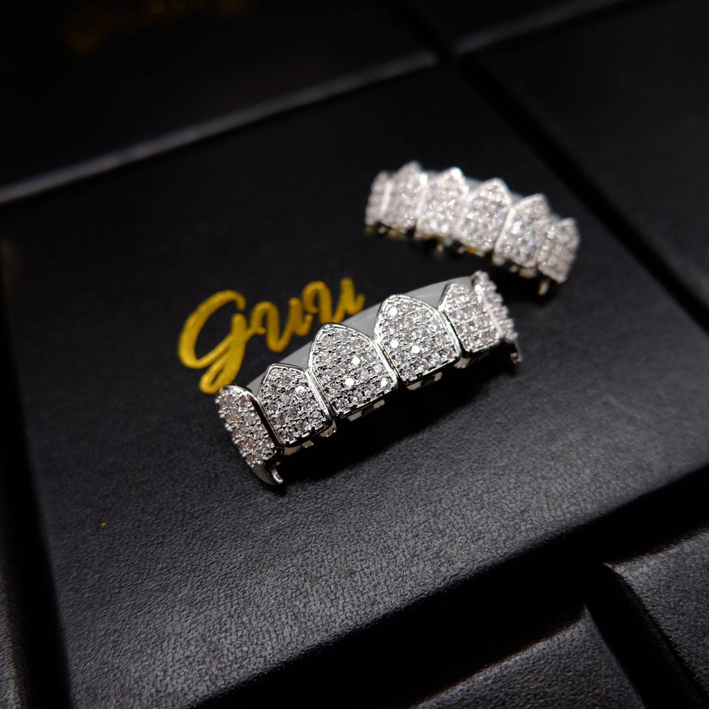 Official Limited Micro-inlay CZ Gold-Plated Grillz