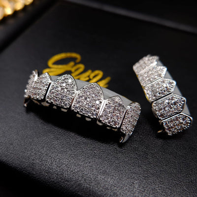 Official Limited Micro-inlay CZ Gold-Plated Grillz