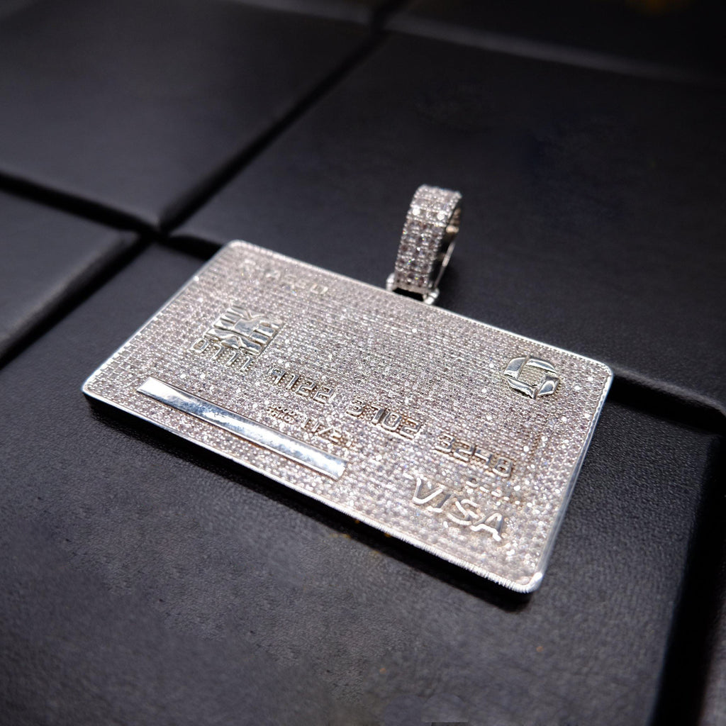 🔥New Credit Card Bank Card Iced Pendant