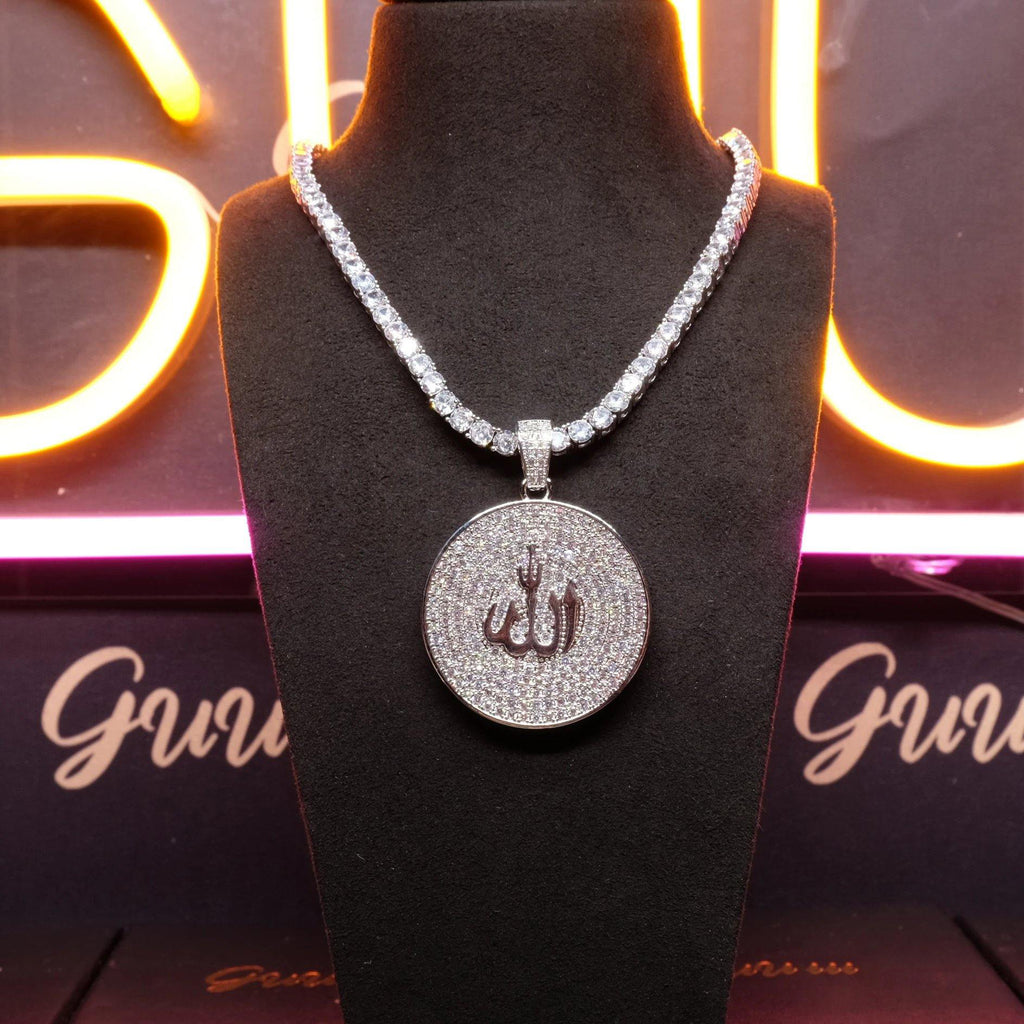 Iced Gold-Plated Retro Religion Islamic Pendant