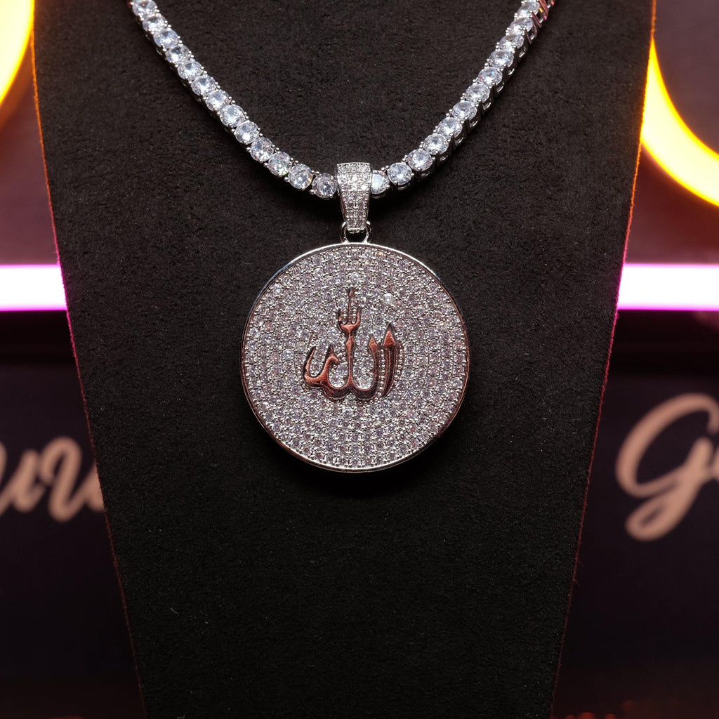 Iced Gold-Plated Retro Religion Islamic Pendant