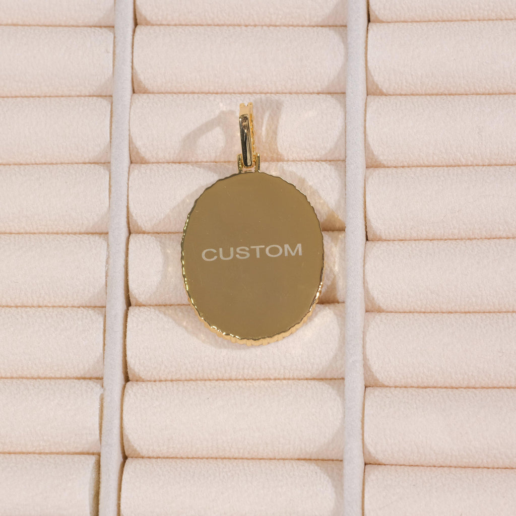 3D Oval Custom Picture Pendant - The GUU Shop