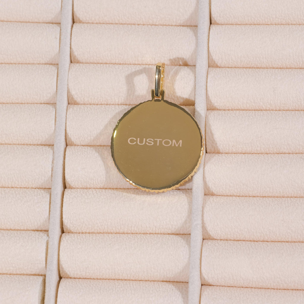 3D CIRCLE CUSTOM PICTURE PENDANT SMALL SIZE - The GUU Shop