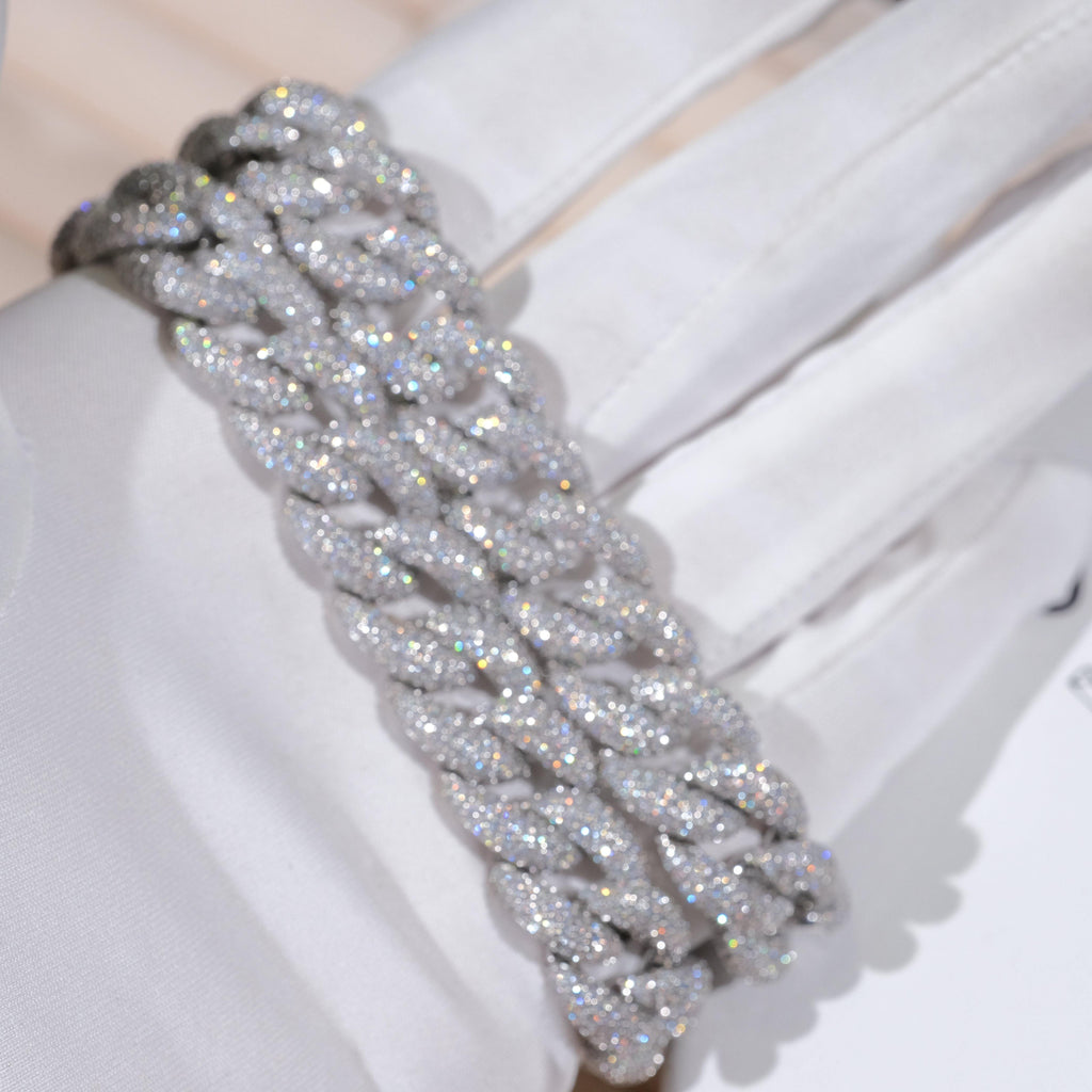 15mm 5-Row Iced Cuban Chain - The GUU Shop