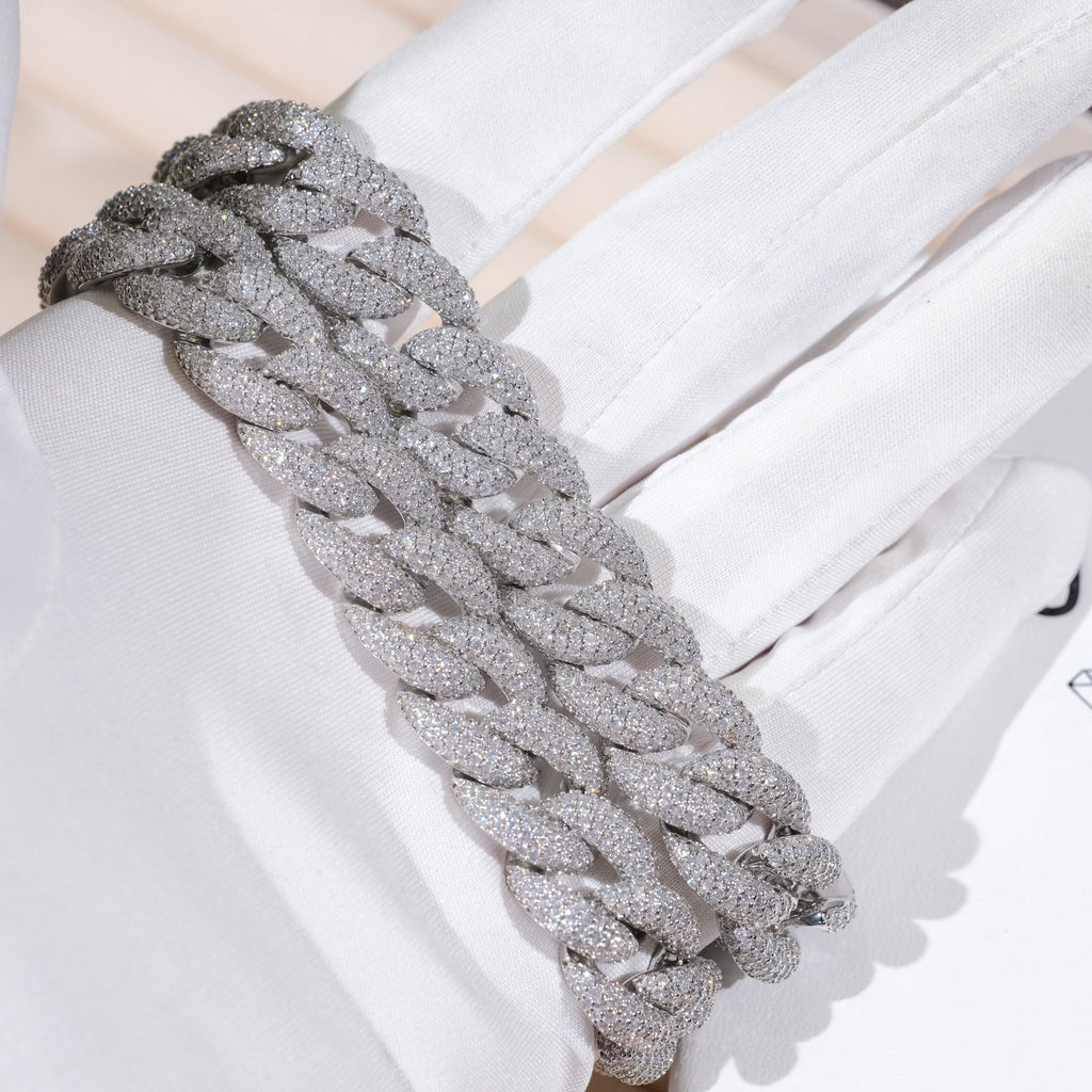 15mm 5-Row Iced Cuban Chain - The GUU Shop