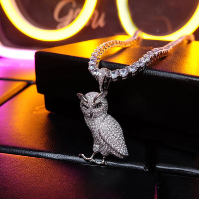 Iced 29mm  CZ   Gold-Plated Pendant &  Cuban Link Chain