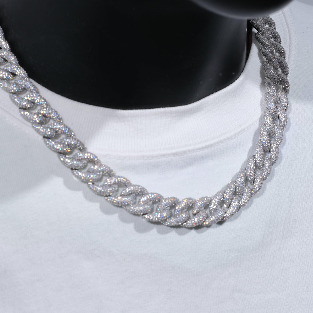 15mm 5-Row Iced Cuban Chain - The GUU Shop