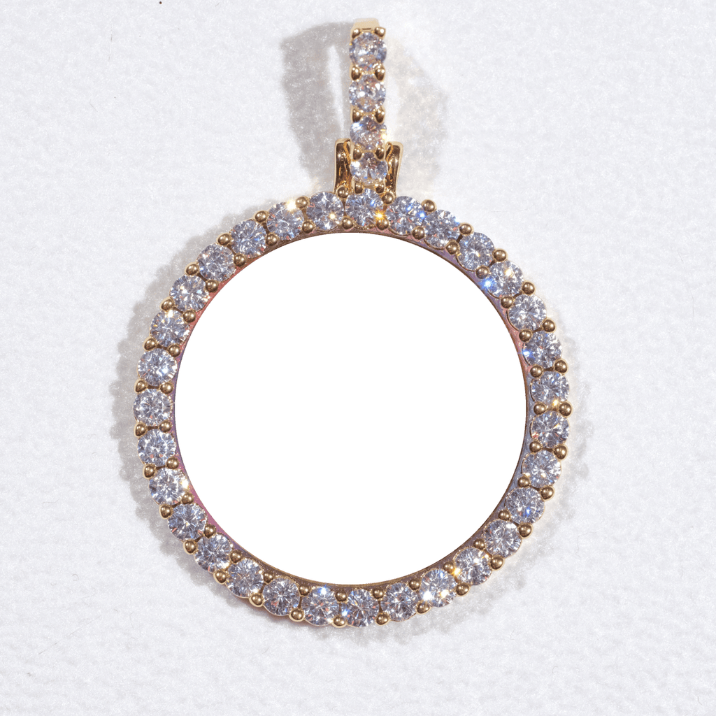 3D CIRCLE CUSTOM PICTURE PENDANT SMALL SIZE - The GUU Shop