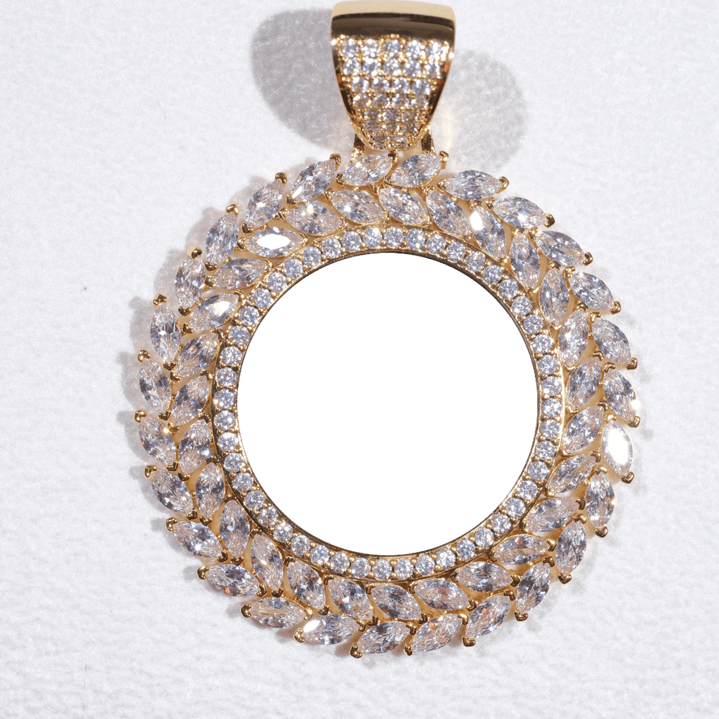Large 3D Wheat Ear Custom Picture Pendant - The GUU Shop