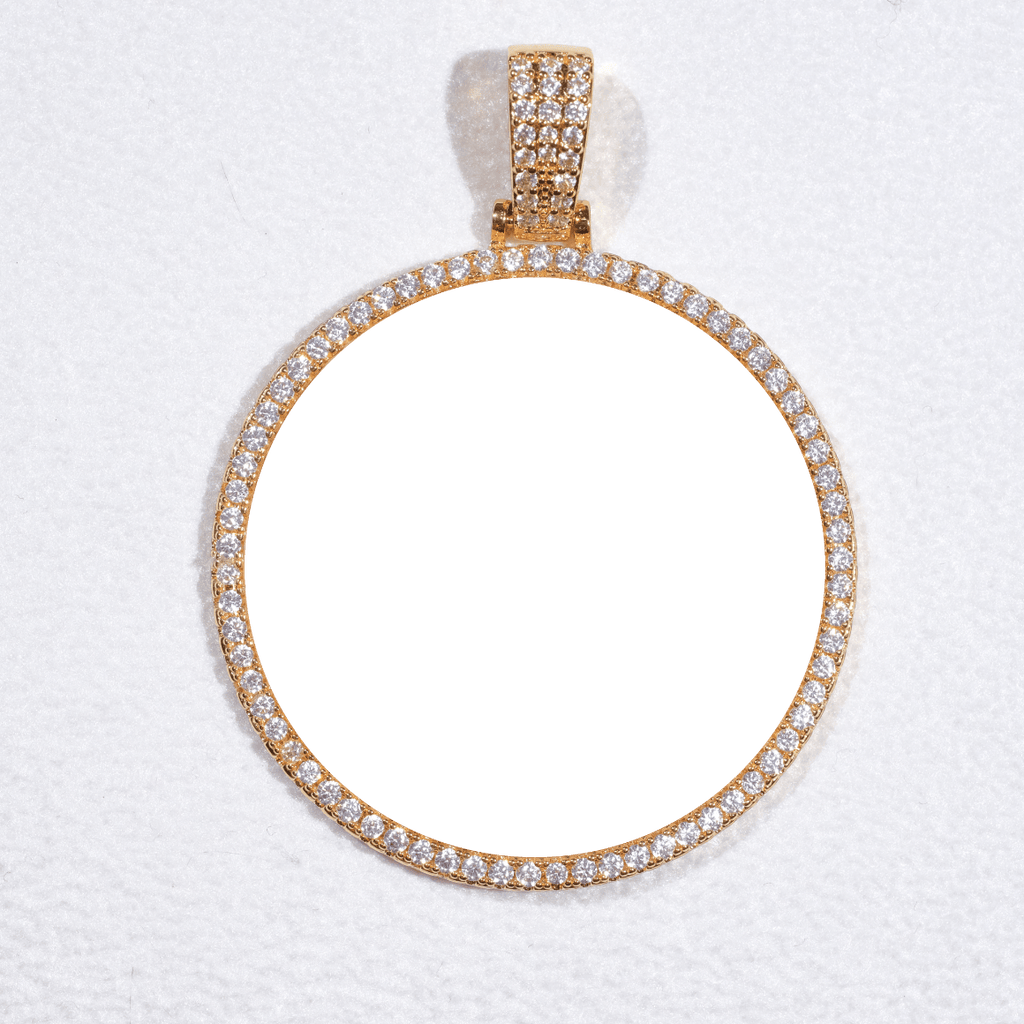 MEDIUM 3D CIRCLE CUSTOM PICTURE PENDANT - The GUU Shop