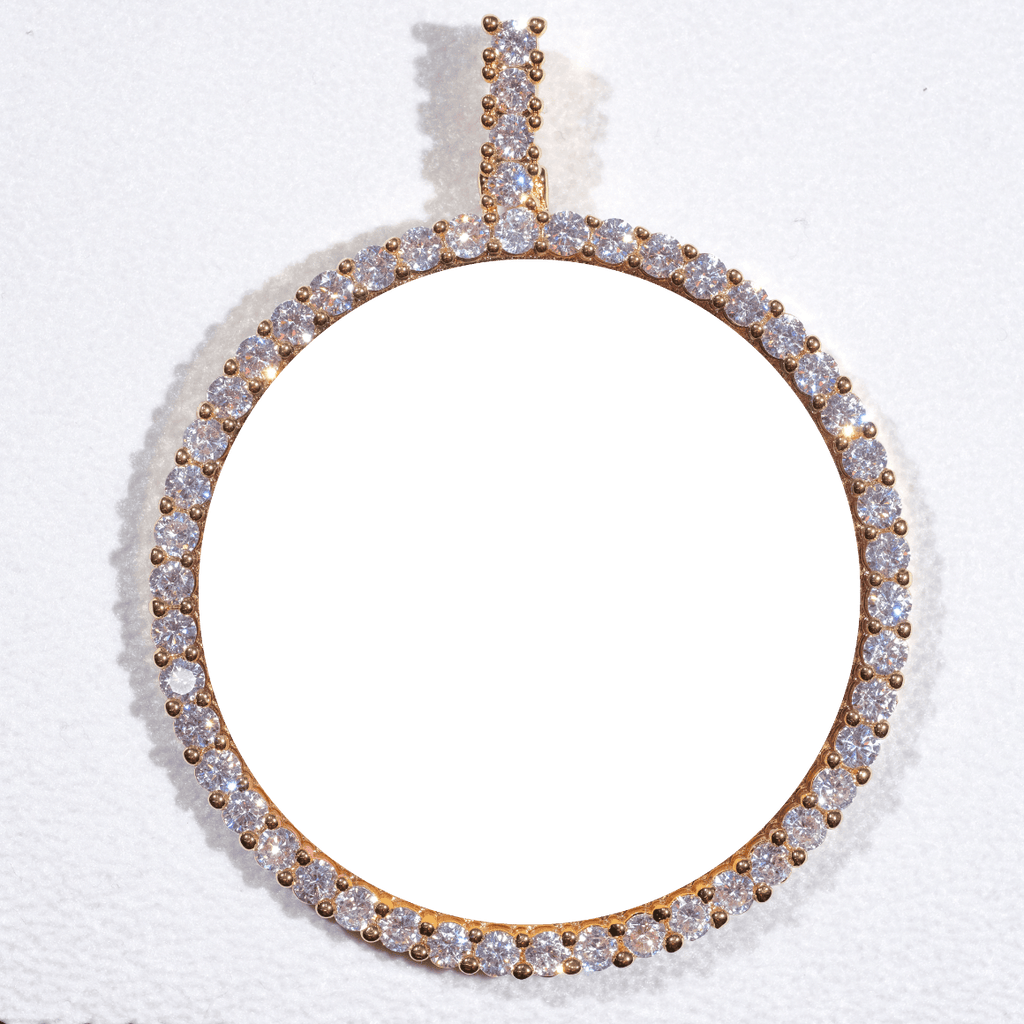 LARGE 3D CIRCLE CUSTOM PICTURE PENDANT - The GUU Shop