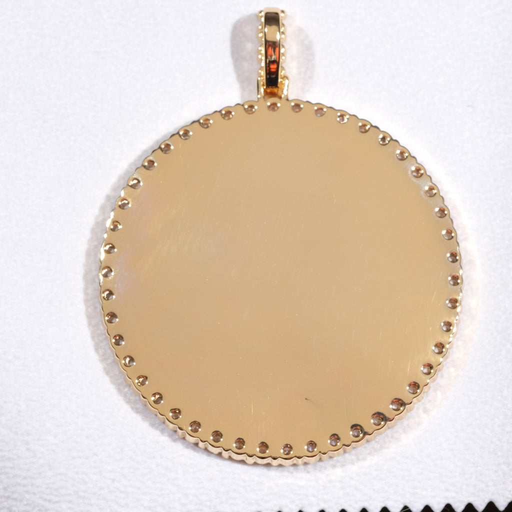 LARGE 3D CIRCLE CUSTOM PICTURE PENDANT - The GUU Shop