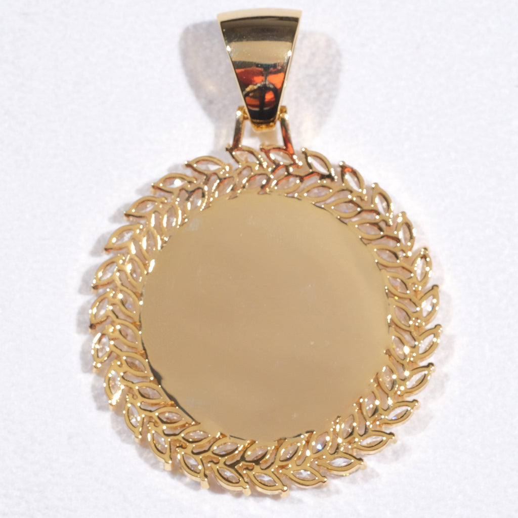 Large 3D Wheat Ear Custom Picture Pendant - The GUU Shop