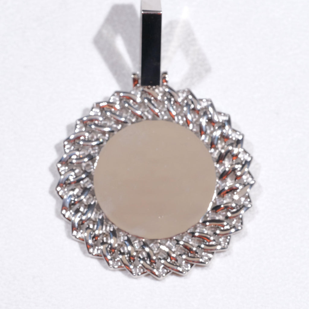 Large 3D Baguette Custom Picture Pendant - The GUU Shop
