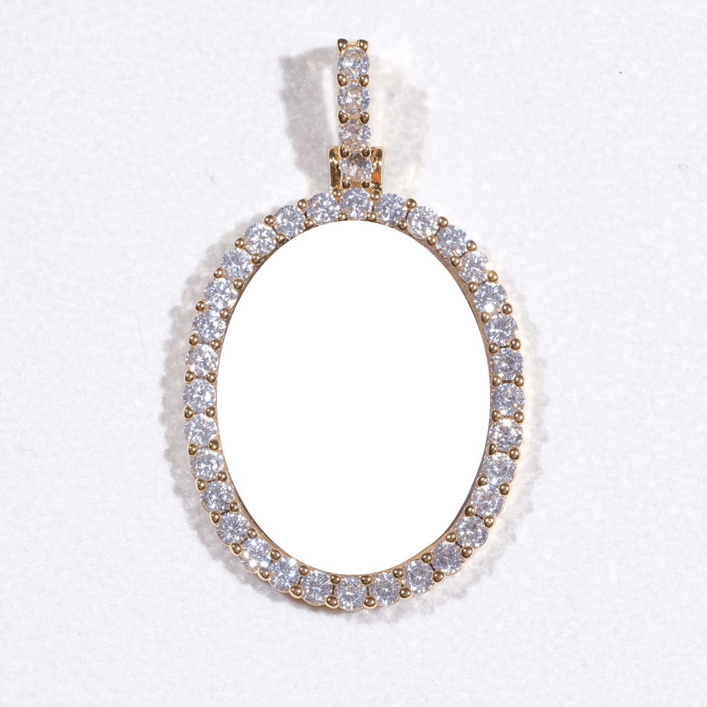 3D Oval Custom Picture Pendant - The GUU Shop