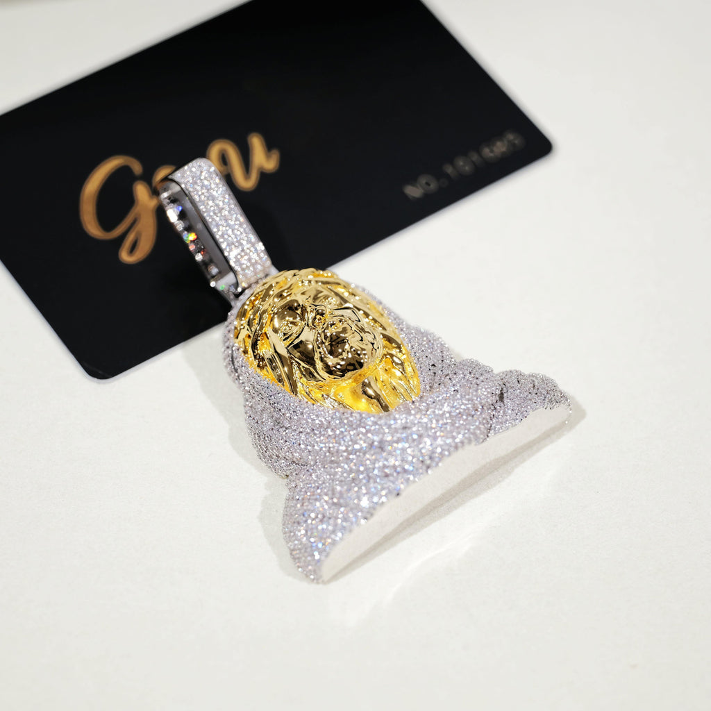 GUU Premium Iced Jesus Pendant