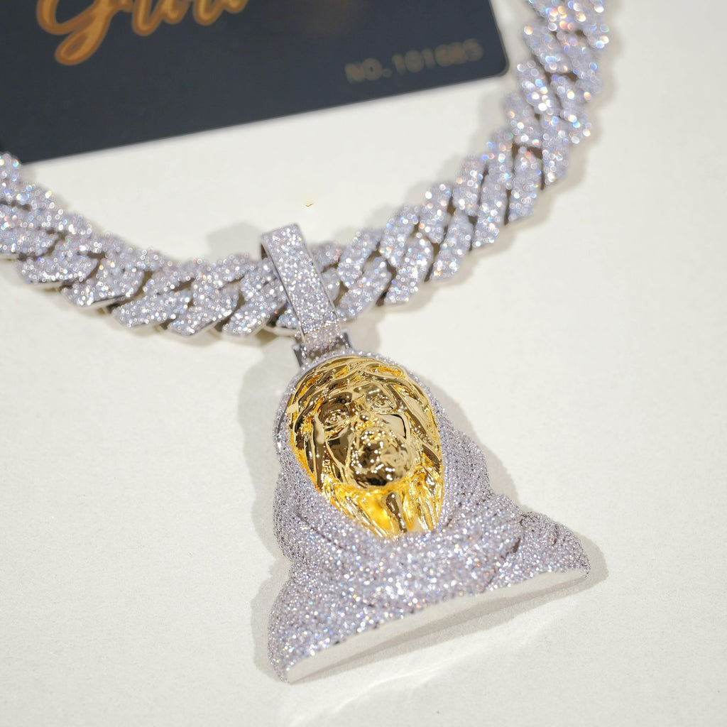 GUU Premium Iced Jesus Pendant
