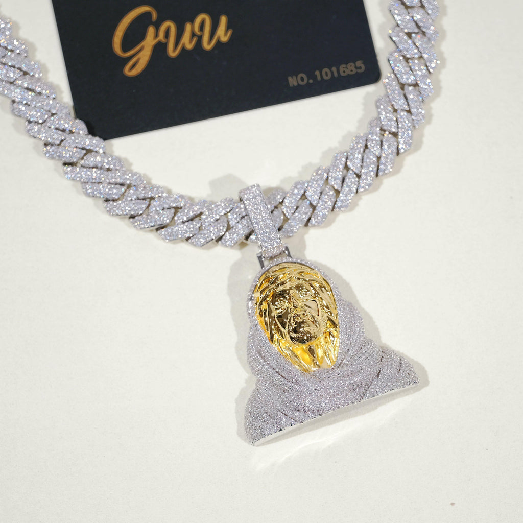 GUU Premium Iced Jesus Pendant