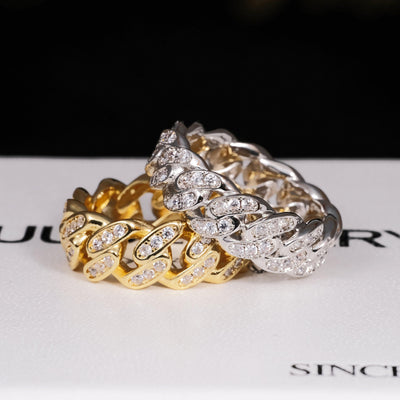 8mm CZ Ring In 18k Gold-Plated - The GUU Shop