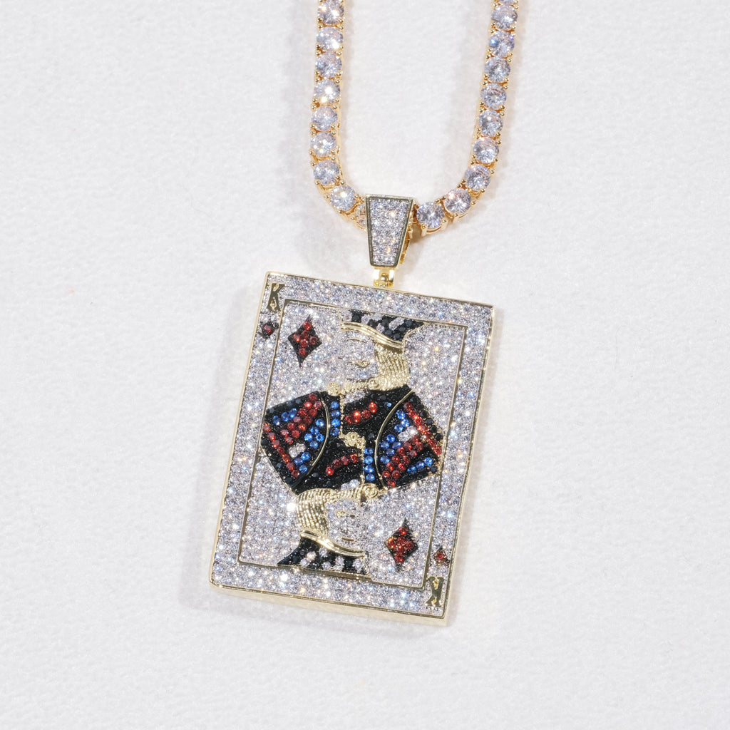 Poker King Iced Necklace
