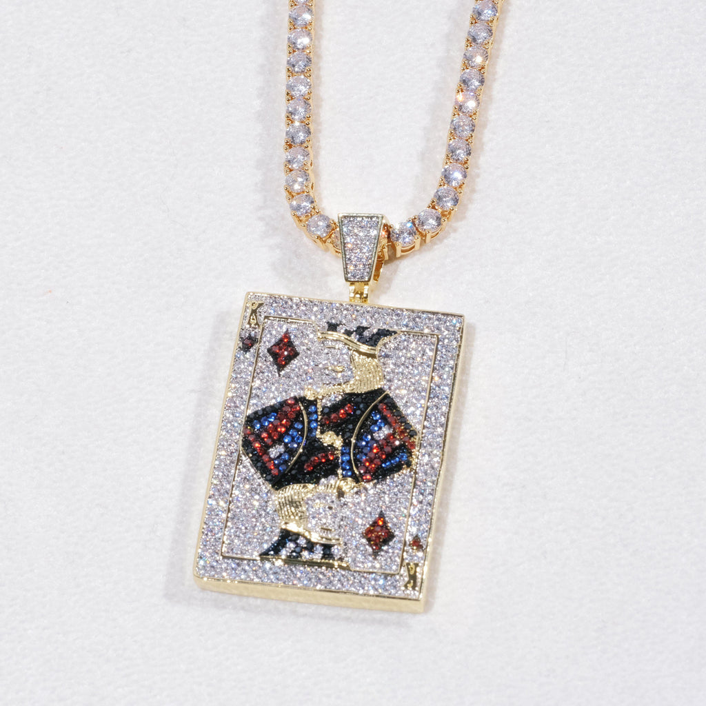 Poker King Iced Necklace