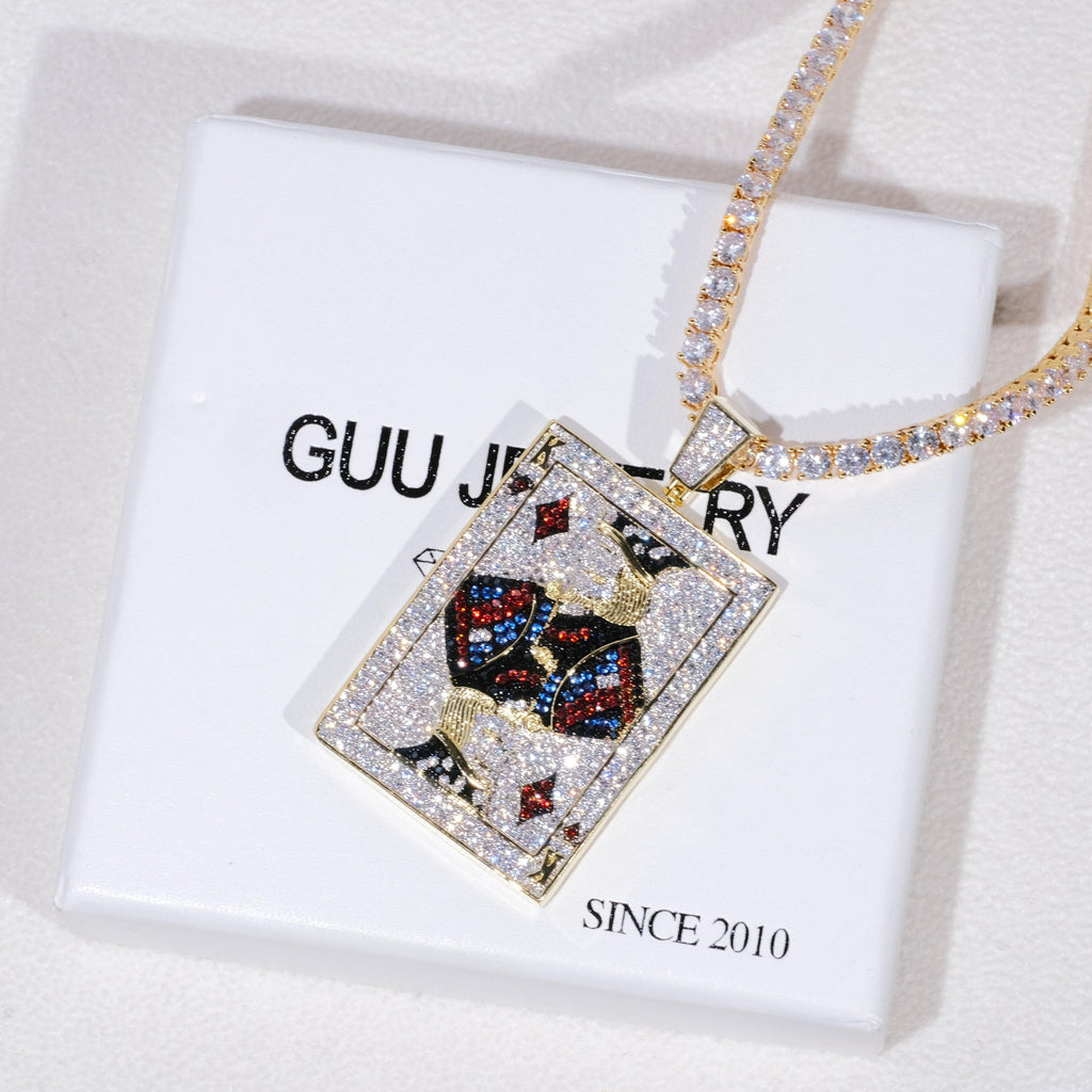 Poker King Iced Necklace - The GUU Shop
