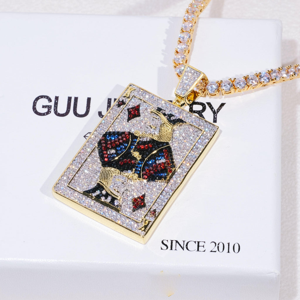 Poker King Iced Necklace