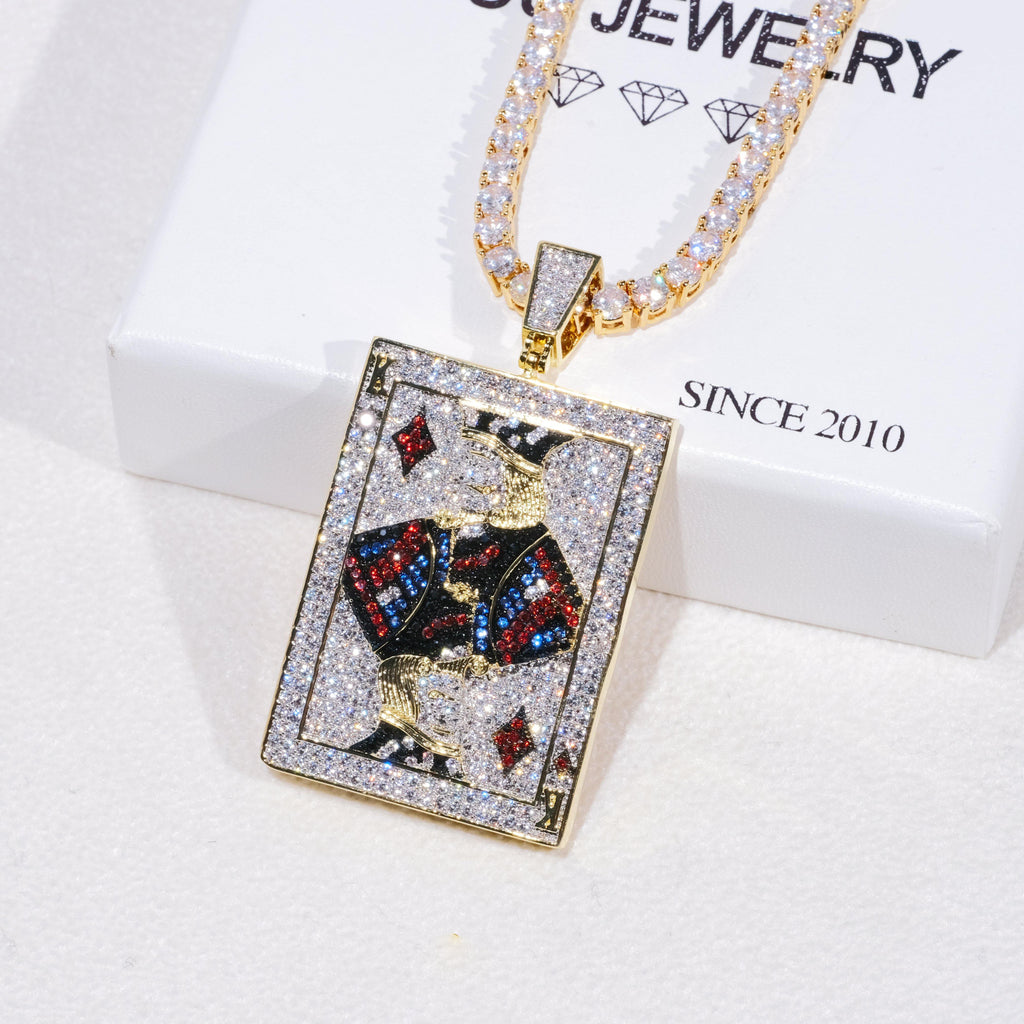 Poker King Iced Necklace