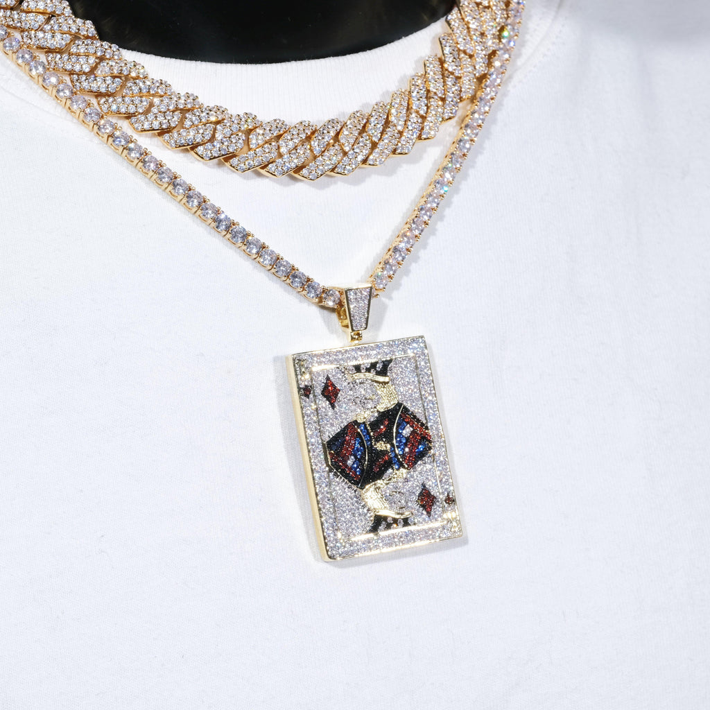 Poker King Iced Necklace