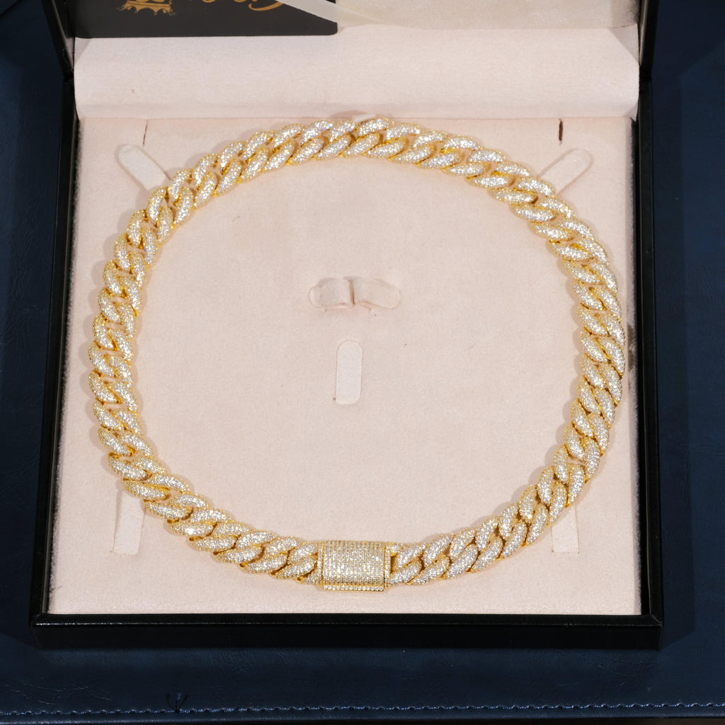 15mm 5-Row Iced Cuban Chain - The GUU Shop
