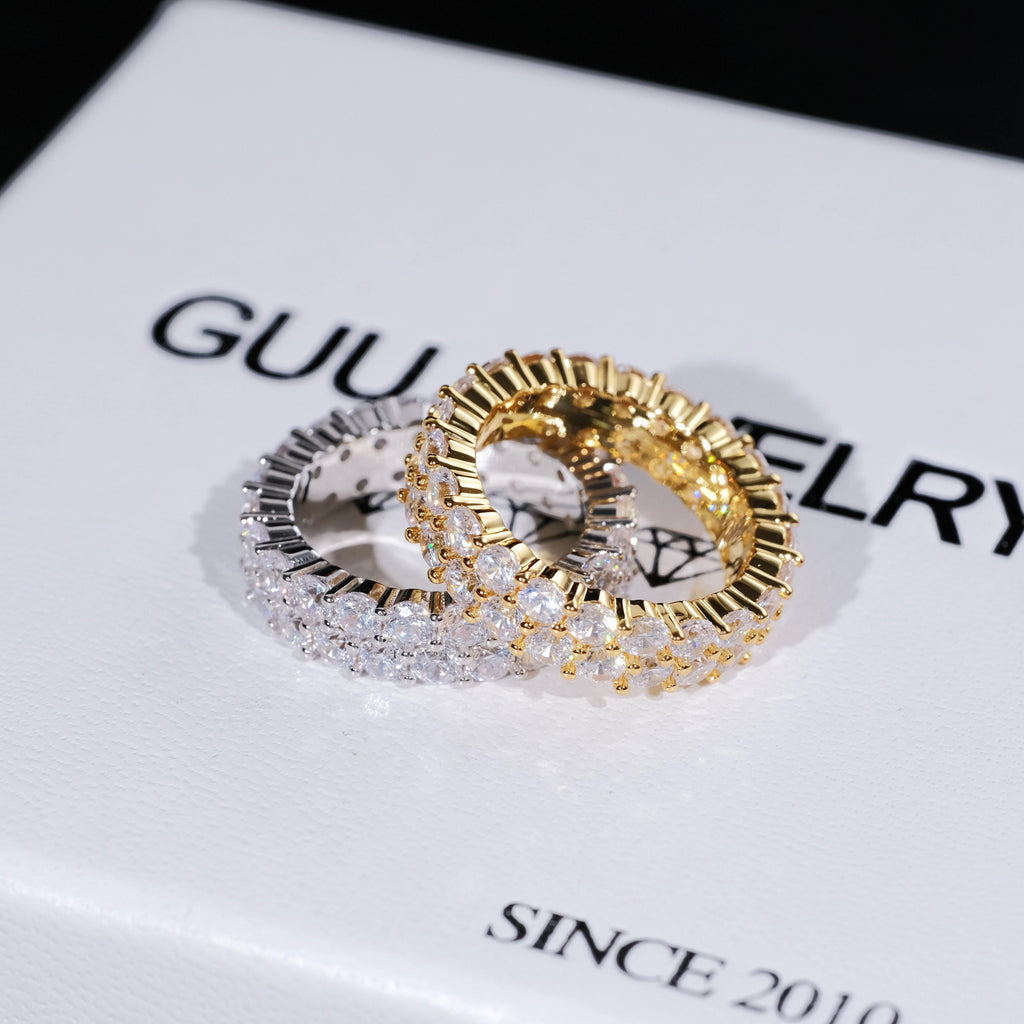 Double Row Eternity Ring - The GUU Shop