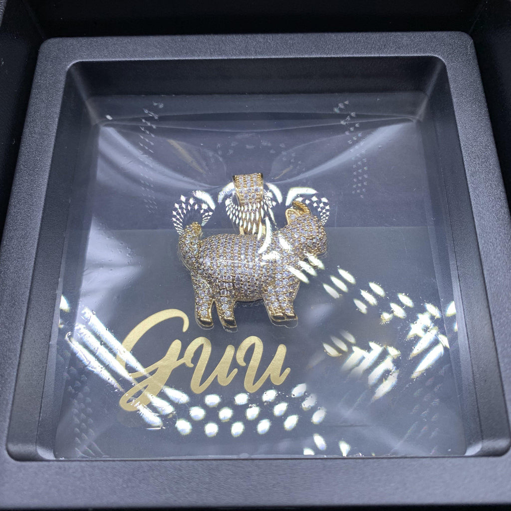 Iced 29mm Goat Iced Necklace