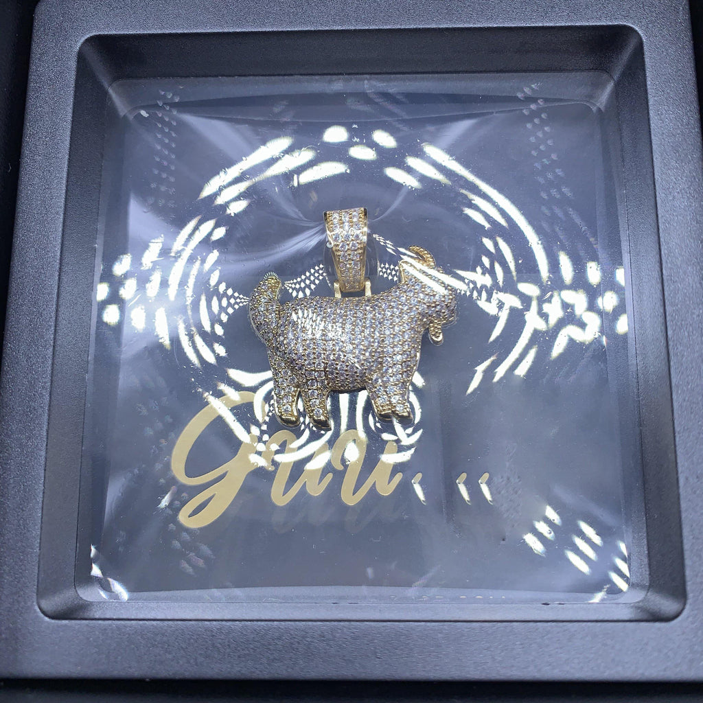 Iced 29mm Goat Iced Necklace